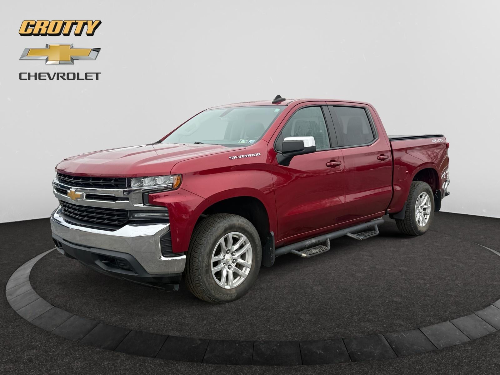 2019 Chevrolet Silverado 1500 LT in Cajun Red Tintcoat — front three-quarter view